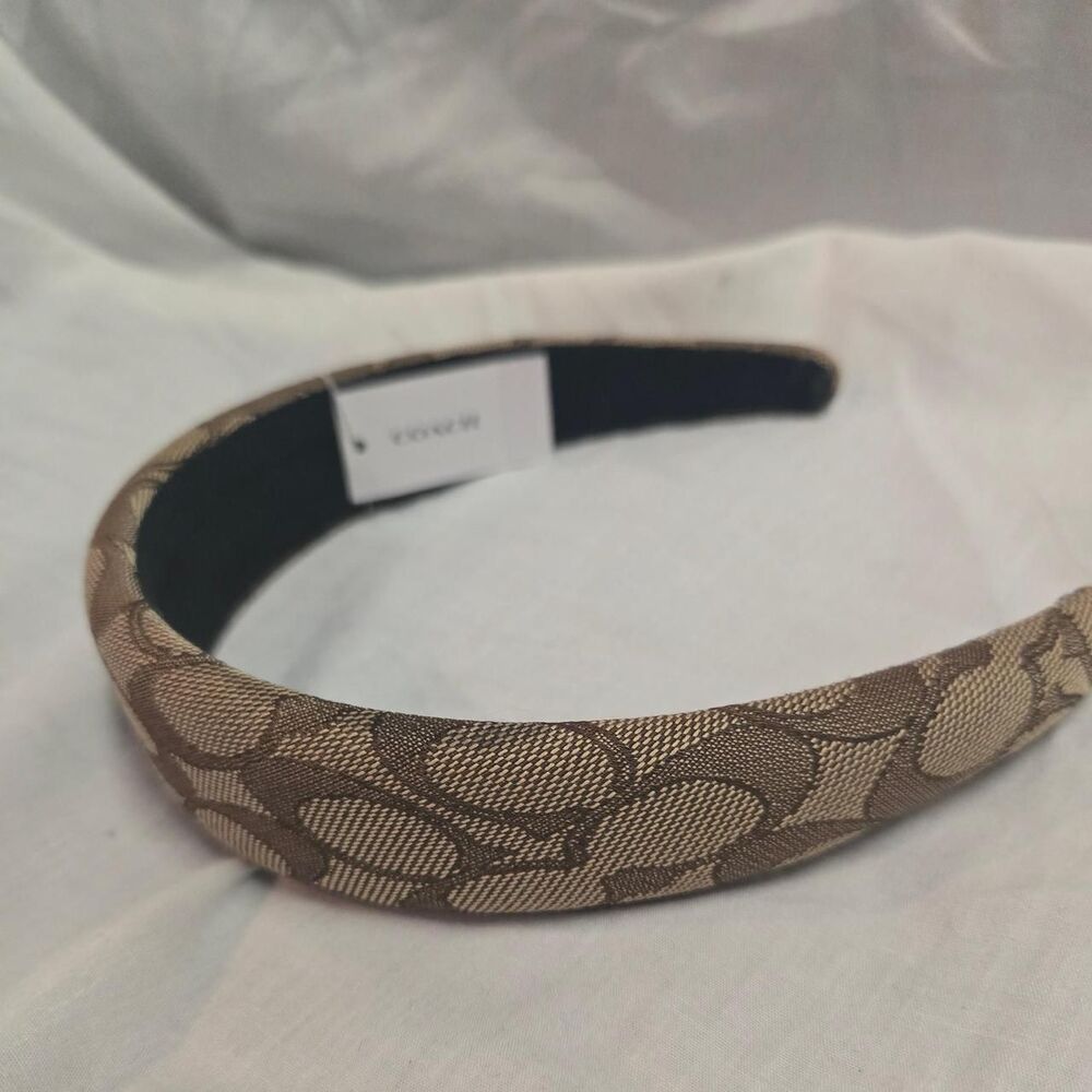 Coach Women's Brown and Tan Hair-accessories - Picture 5 of 7